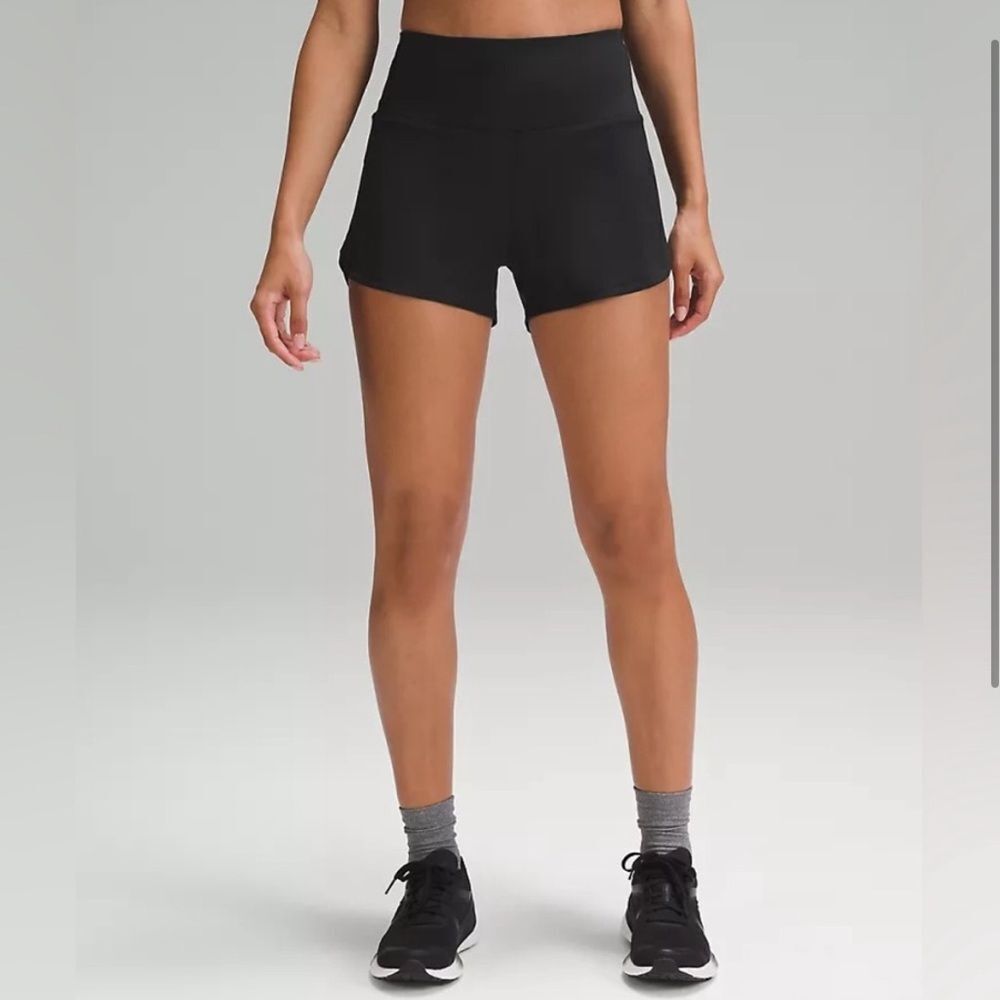 Lululemon Speed Up High Rise Shorts Black
